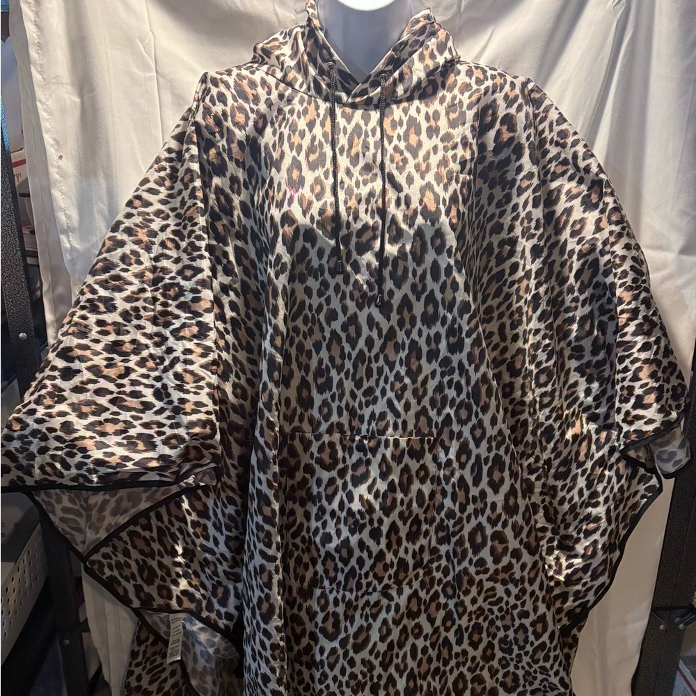 Chico’s Leopard Print Poncho - OS